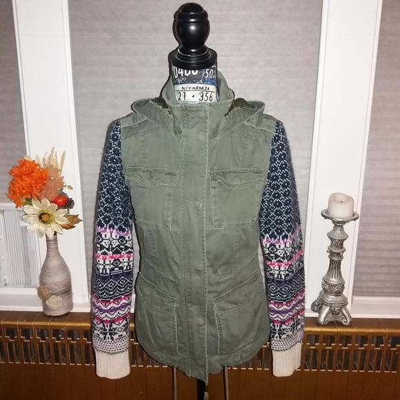 Lot Of 2 Aeropostale Utility And Fleece Full Zip Jackets - Picture 7 of 16